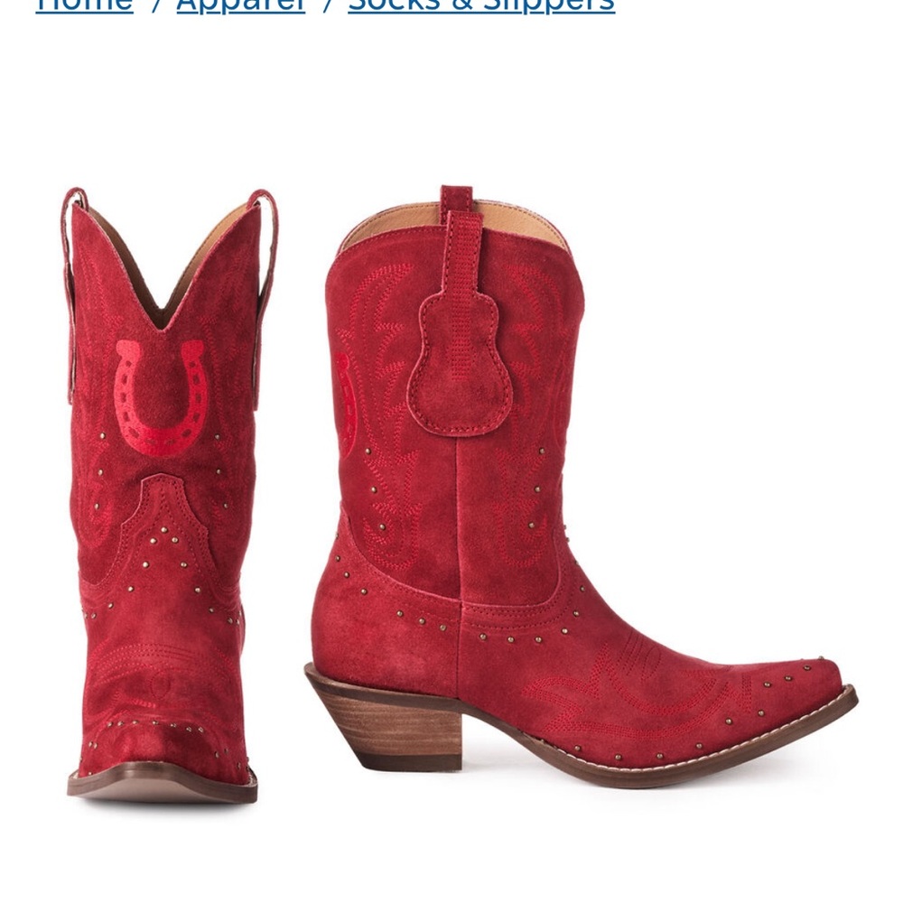 Dingo - Hallmark Grand Ole Opry Red Western Cowboy / Cowgirl Boots, NIB, Size 9 - Picture 1 of 9